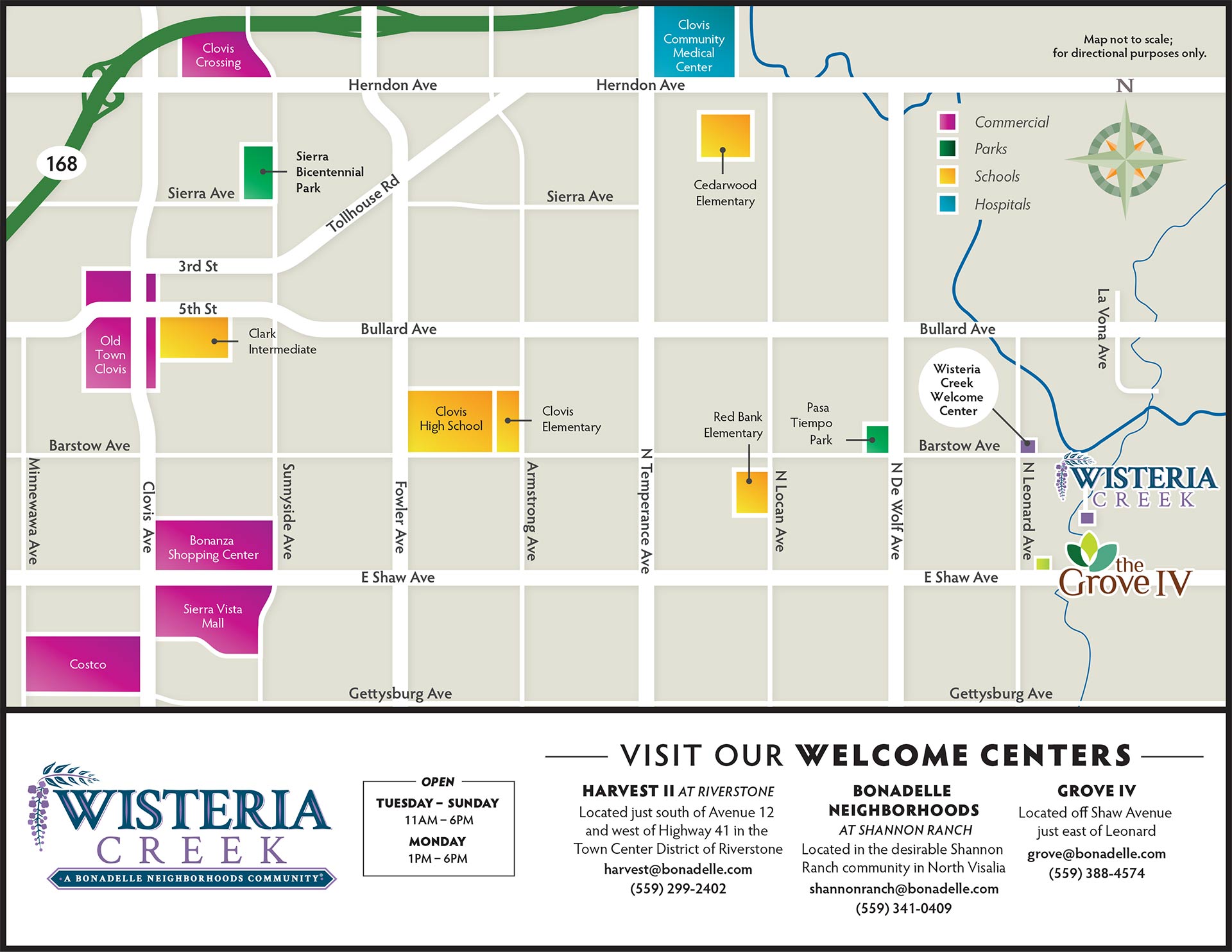 Wisteria Creek Area Map