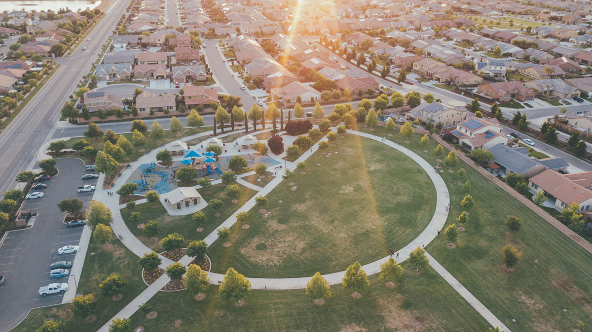 Overhead View of The Grove III Community